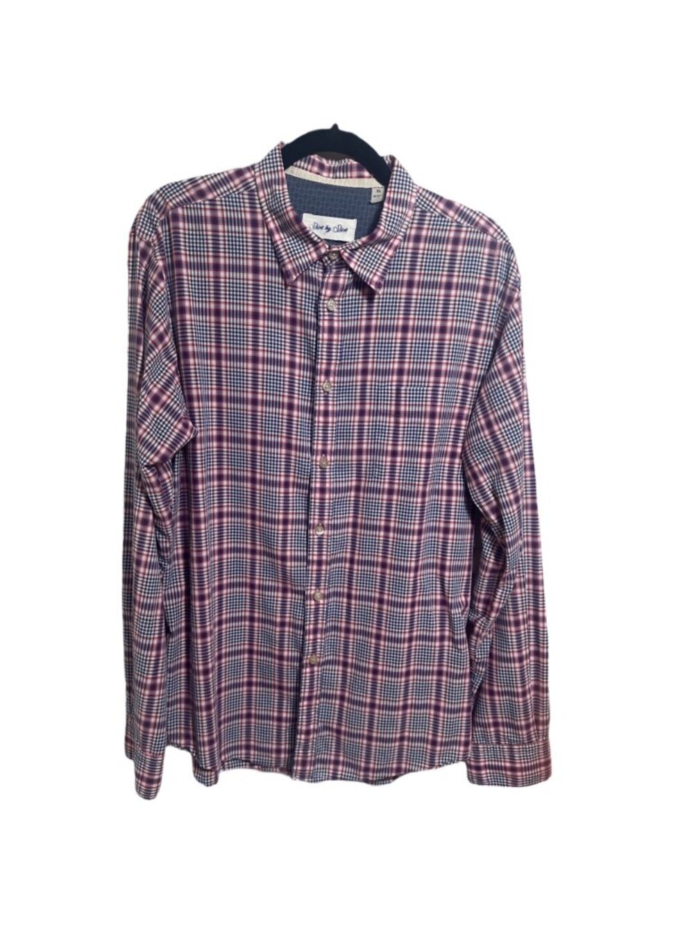 Shirt by Shirt Men XL Multicolor Plaid Button Down Long Sleeve Flannel Shirt